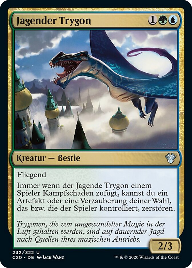 Jagender Trygon