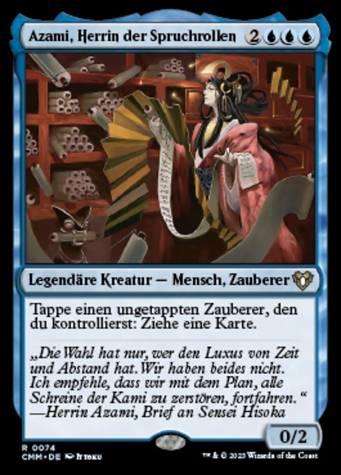 Azami, Herrin der Spruchrollen