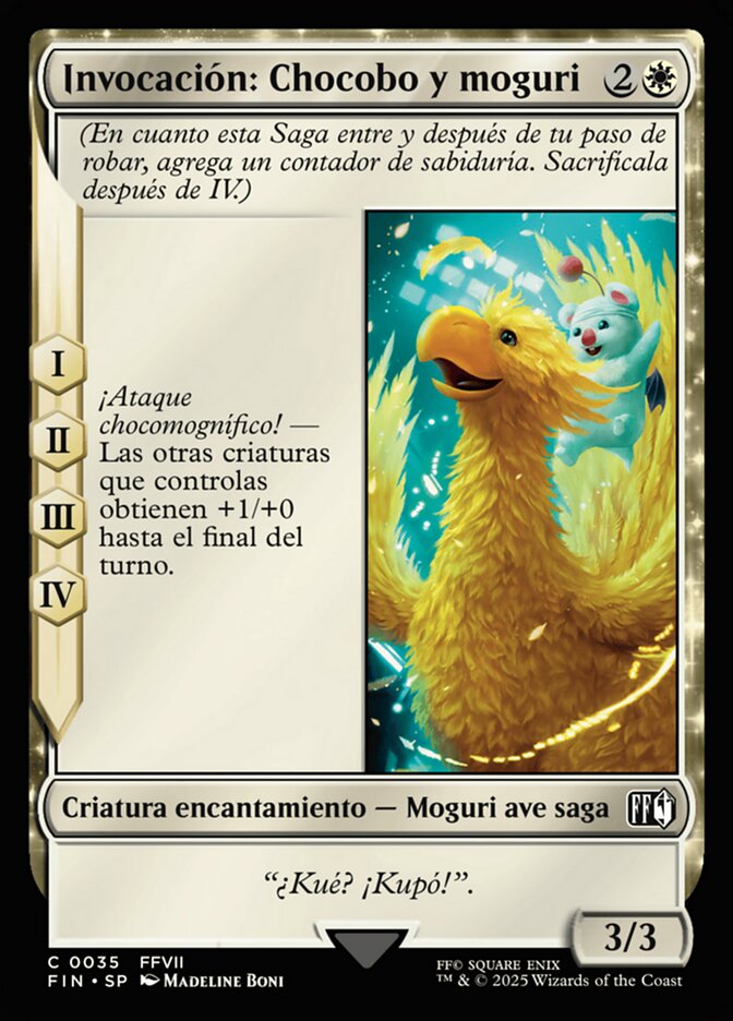 Invocación: Chocobo y moguri