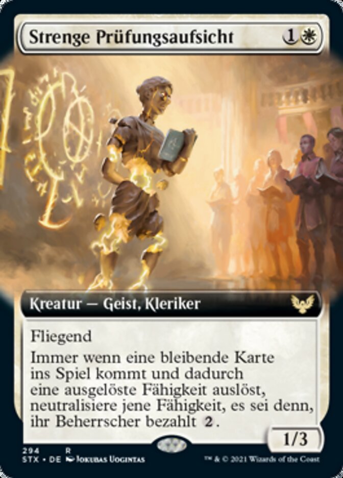 Strenge Prüfungsaufsicht