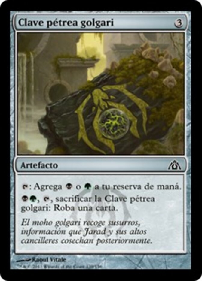 Clave pétrea golgari