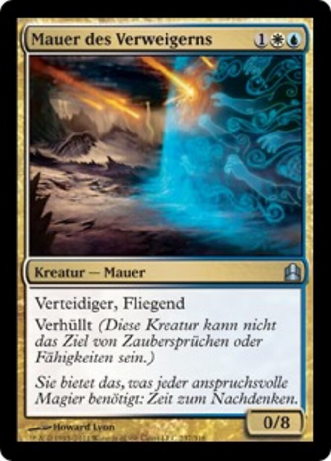 Mauer des Verweigerns