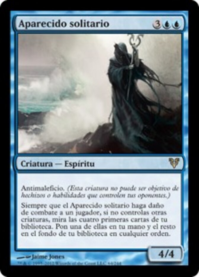 Aparecido solitario