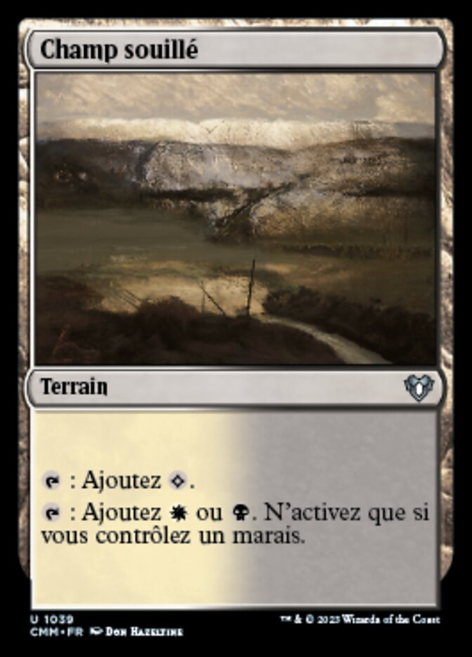 Champ souillé