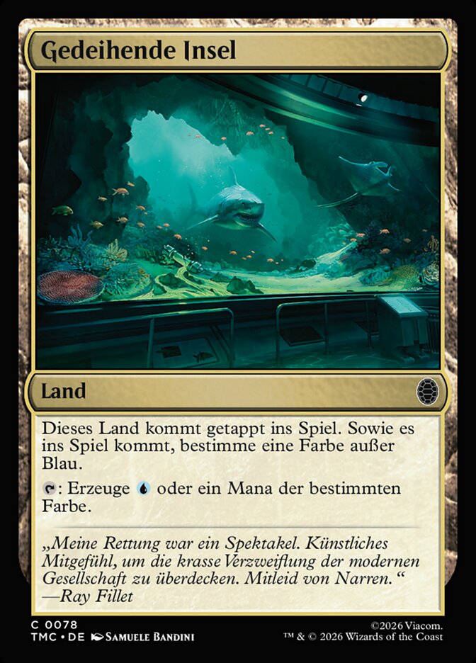 Gedeihende Insel