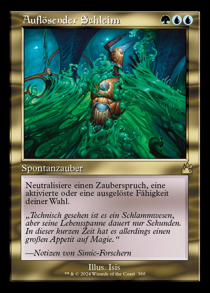 Auflösender Schleim