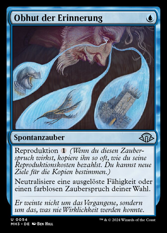 Obhut der Erinnerung