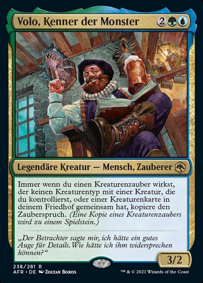 Volo, Kenner der Monster