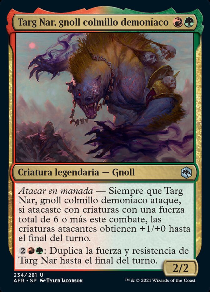 Targ Nar, gnoll colmillo demoníaco