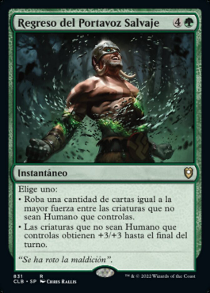 Regreso del Portavoz Salvaje
