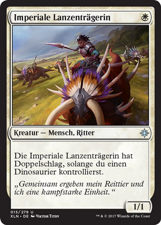 Imperiale Lanzenträgerin