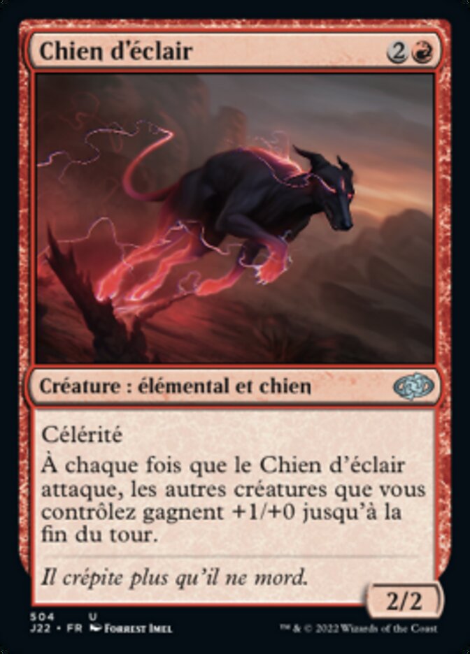 Chien d'éclair