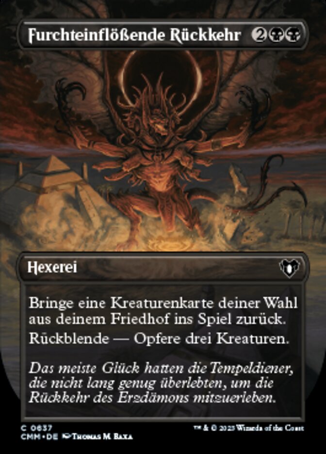 Furchteinflößende Rückkehr
