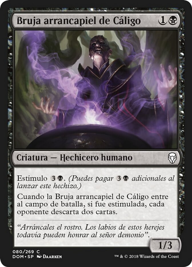 Bruja arrancapiel de Cáligo