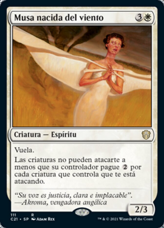 Musa nacida del viento