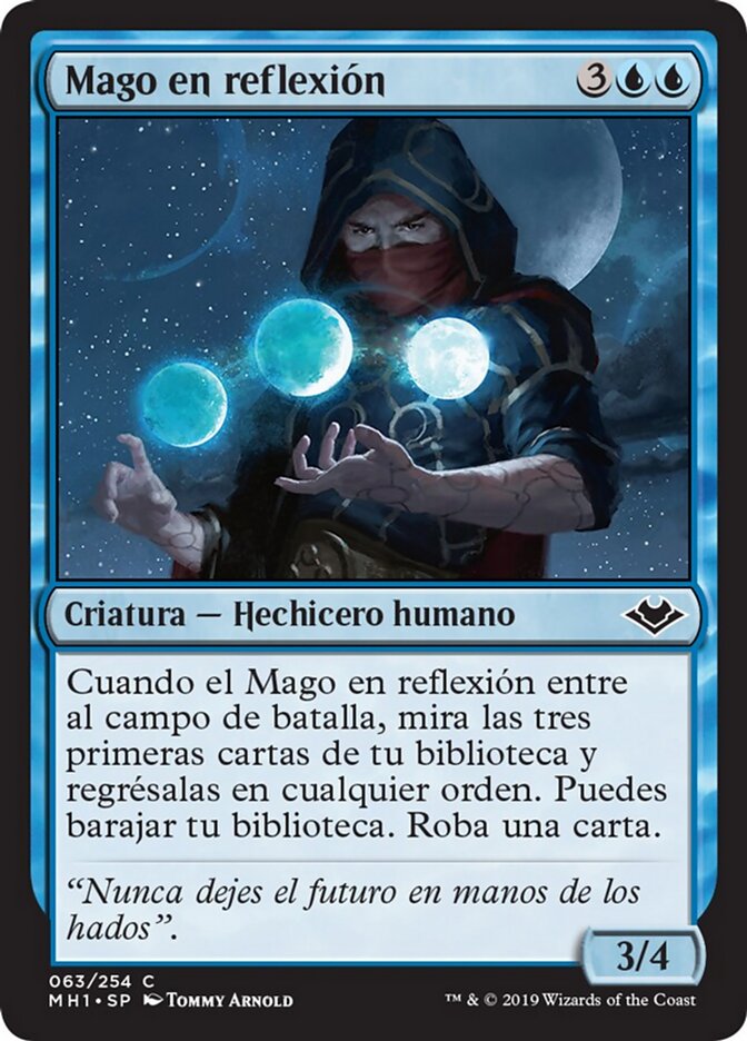 Mago en reflexión
