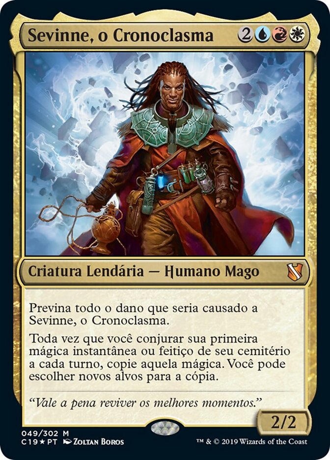 Sevinne, o Cronoclasma