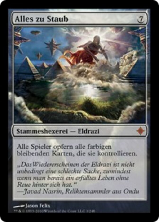 Alles zu Staub