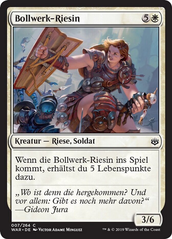 Bollwerk-Riesin
