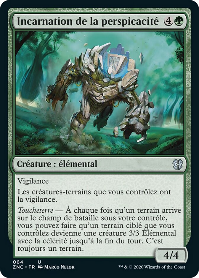 Incarnation de la perspicacité