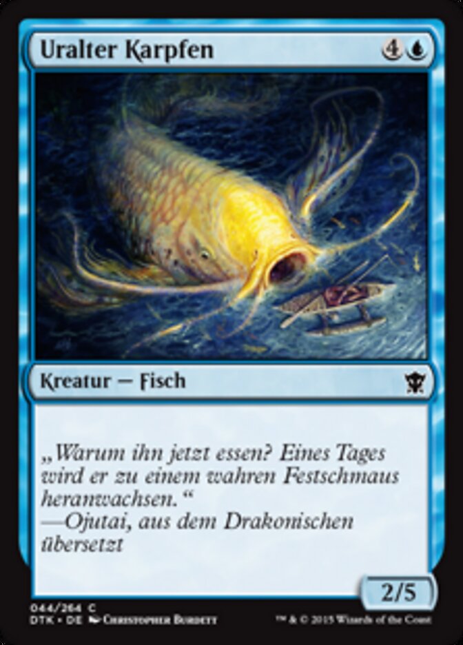 Uralter Karpfen