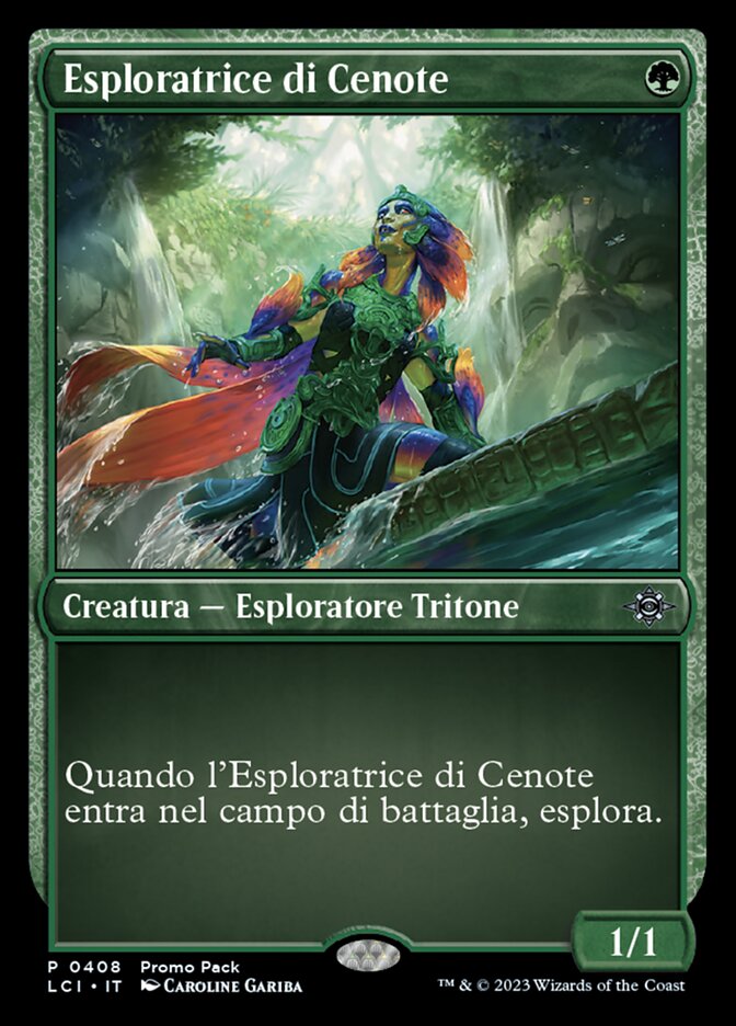 Esploratrice di Cenote
