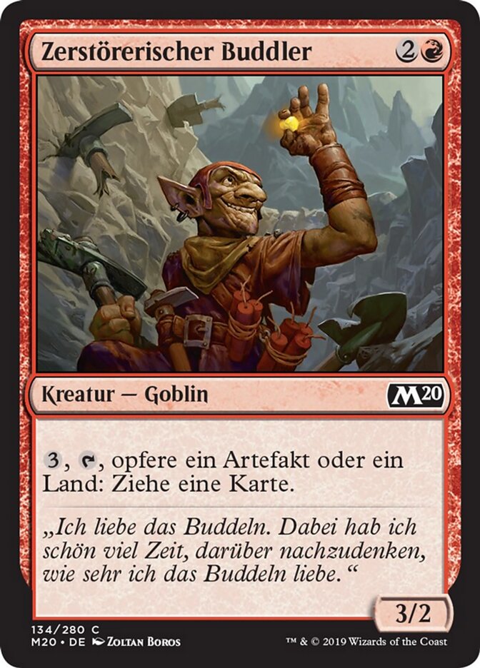 Zerstörerischer Buddler