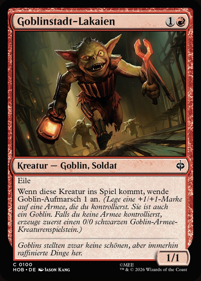 Goblinstadt-Lakaien