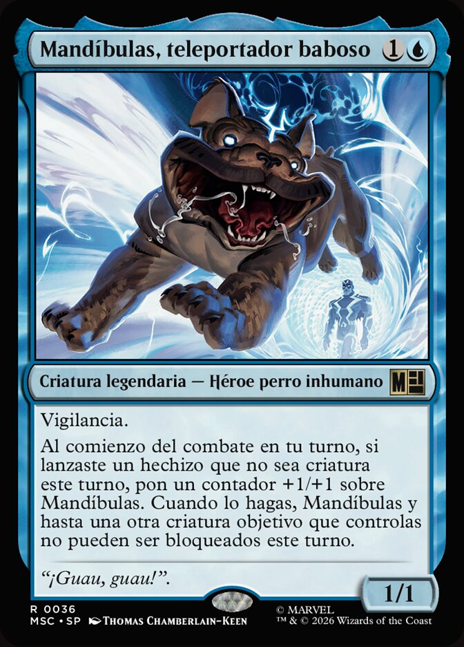 Mandíbulas, teleportador baboso