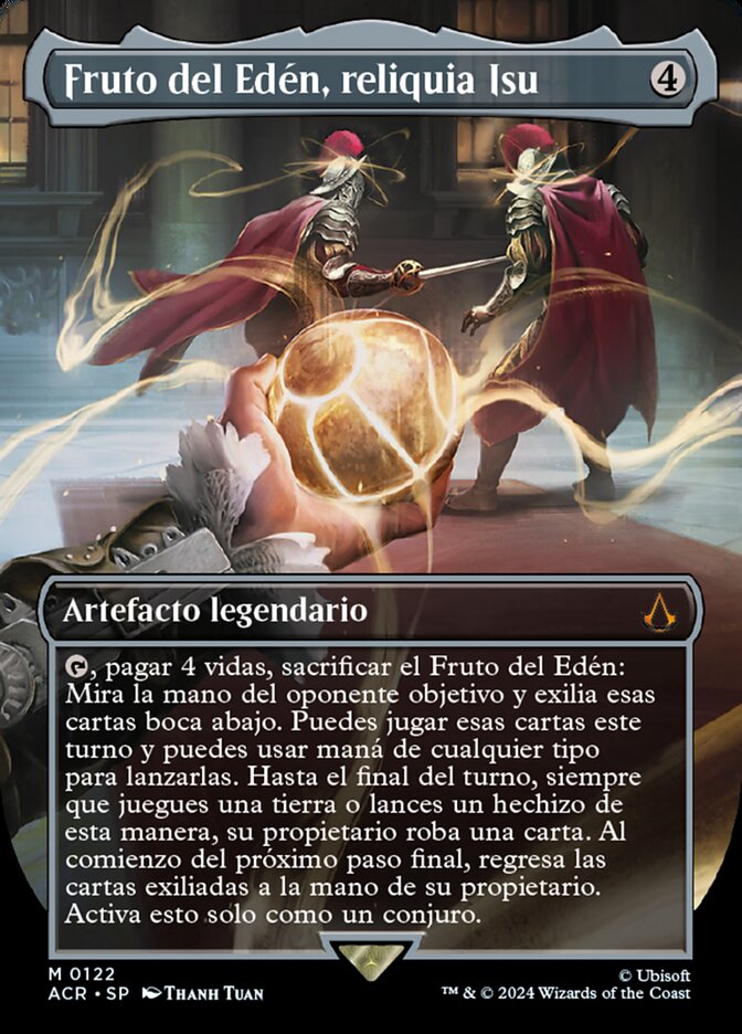 Fruto del Edén, reliquia Isu