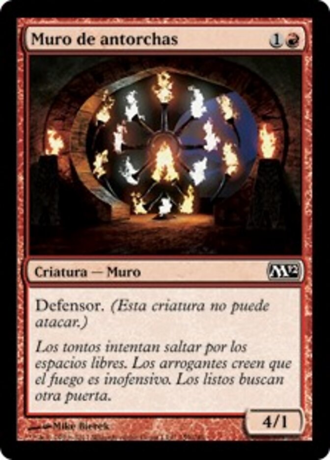 Muro de antorchas