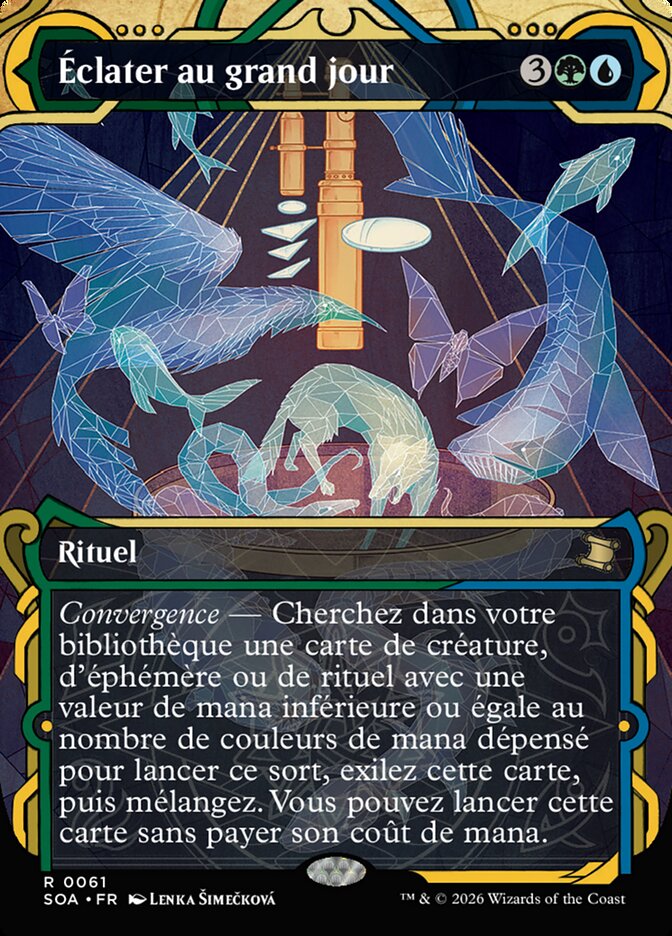 Éclater au grand jour