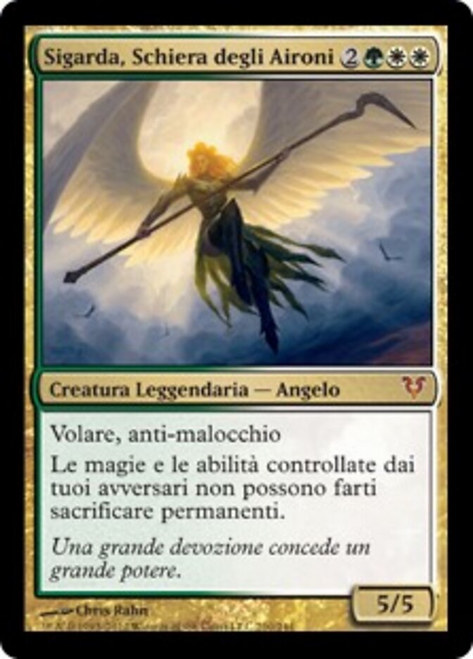 Sigarda, Schiera degli Aironi