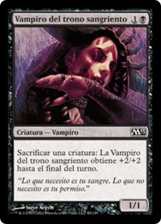 Vampiro del trono sangriento