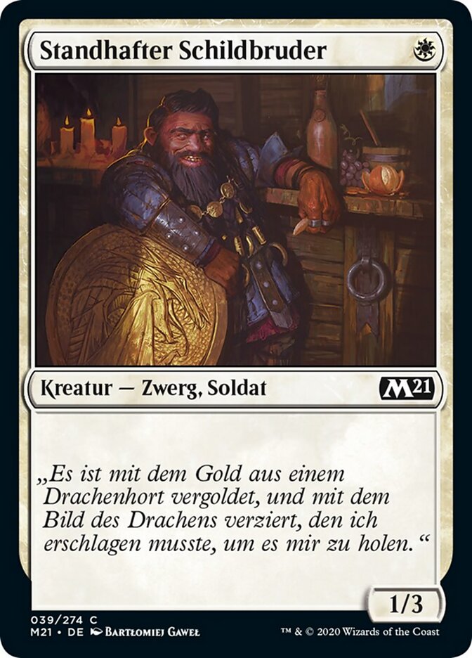 Standhafter Schildbruder
