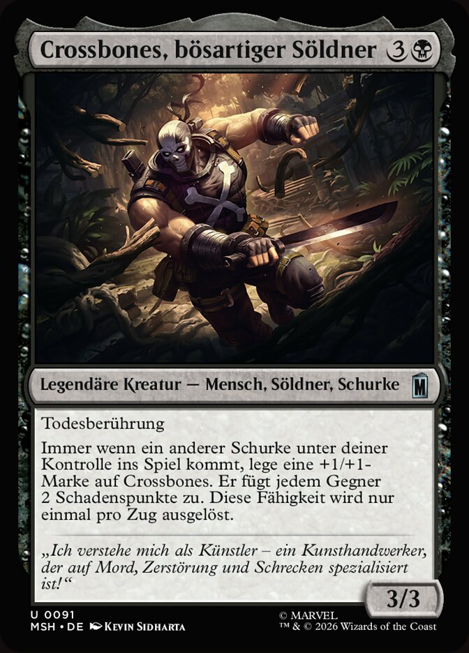 Crossbones, bösartiger Söldner