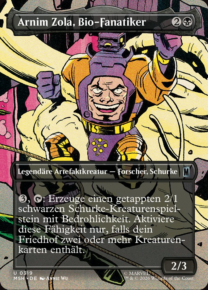 Arnim Zola, Bio-Fanatiker