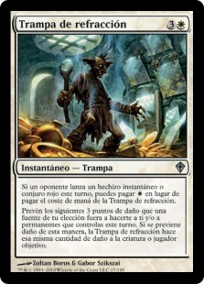 Trampa de refracción