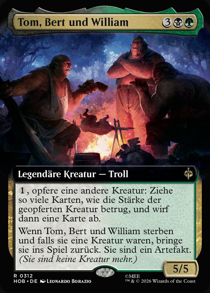 Tom, Bert und William