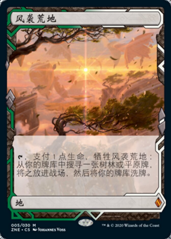 风袭荒地