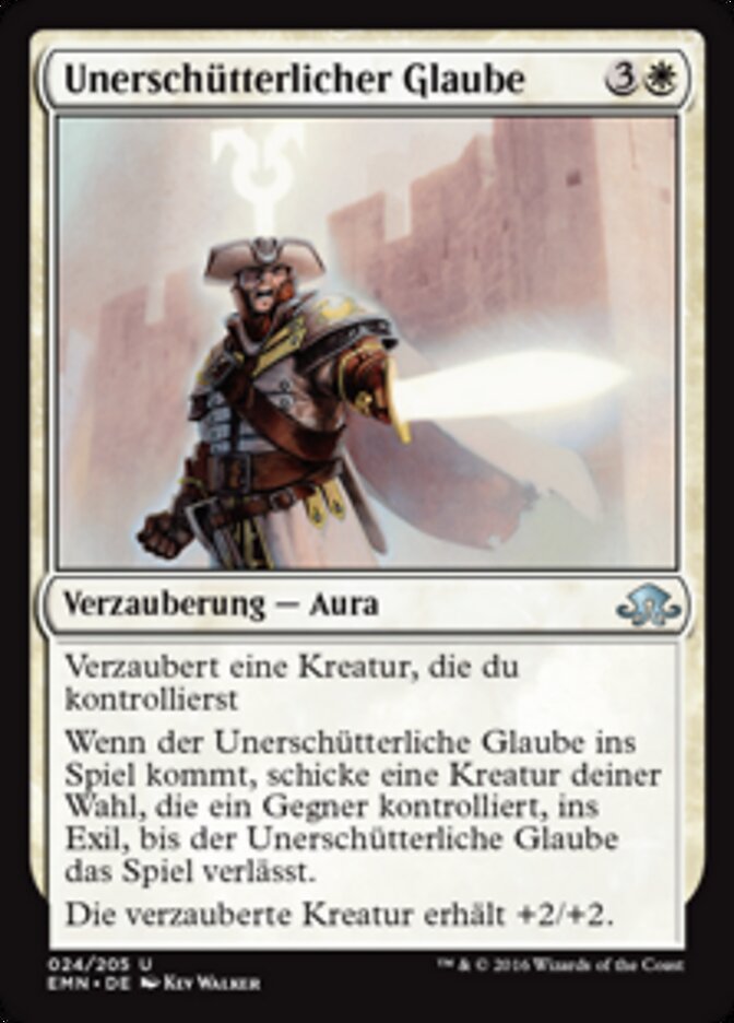 Unerschütterlicher Glaube
