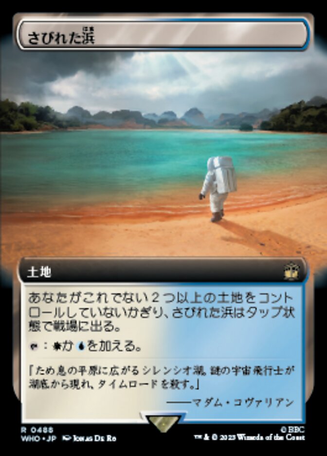 さびれた浜