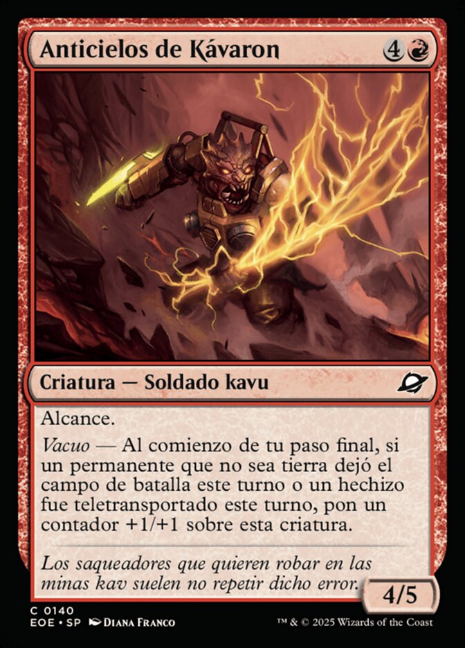 Anticielos de Kávaron