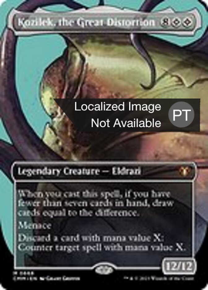 Kozilek, a Grande Distorção