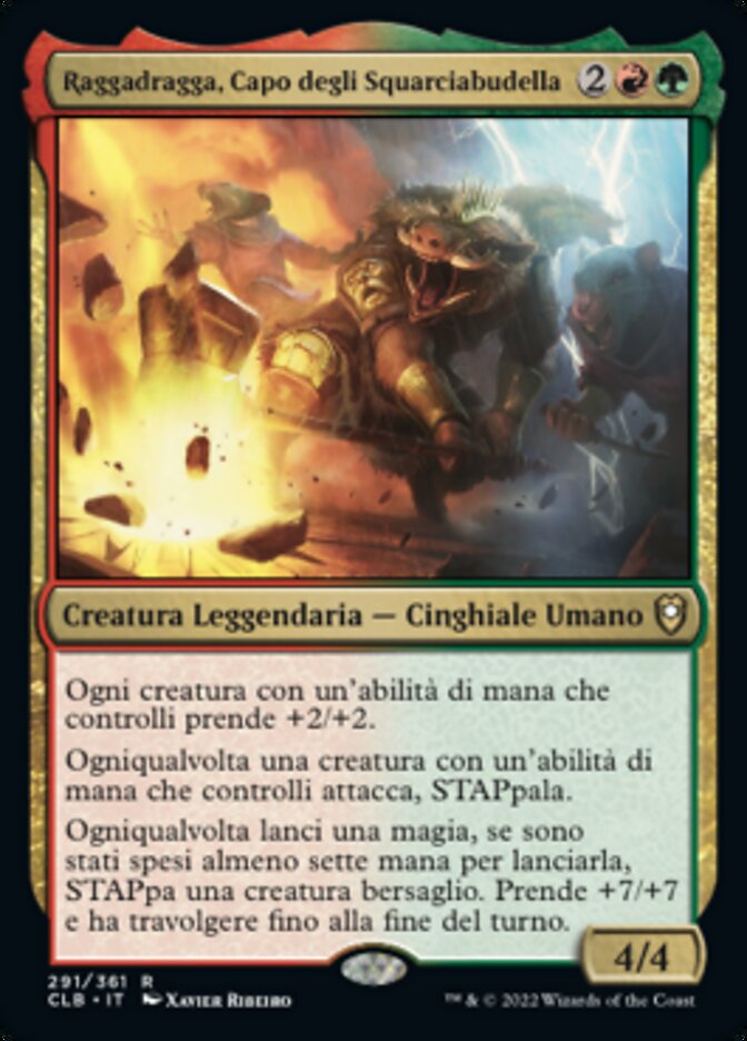 Raggadragga, Capo degli Squarciabudella