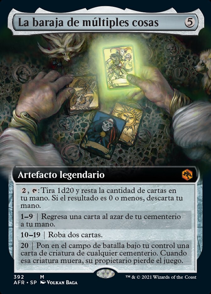 La baraja de múltiples cosas