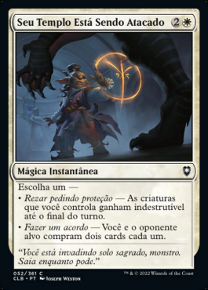 Seu Templo Está Sendo Atacado