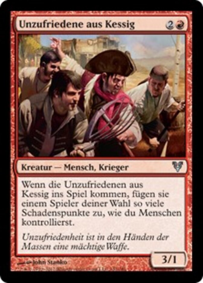Unzufriedene aus Kessig