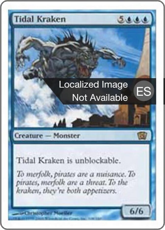 Kraken de la marea