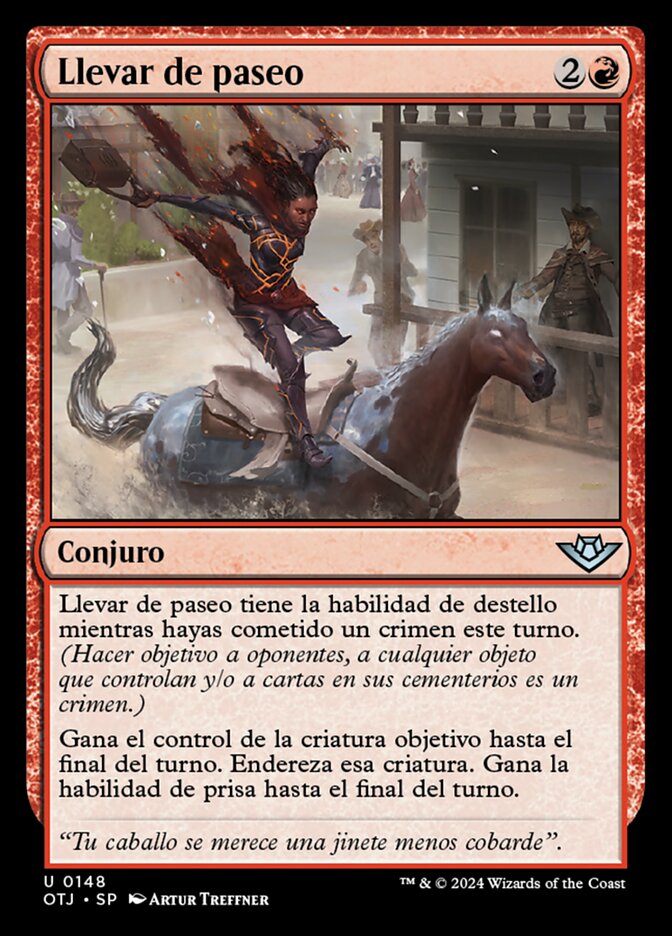 Llevar de paseo